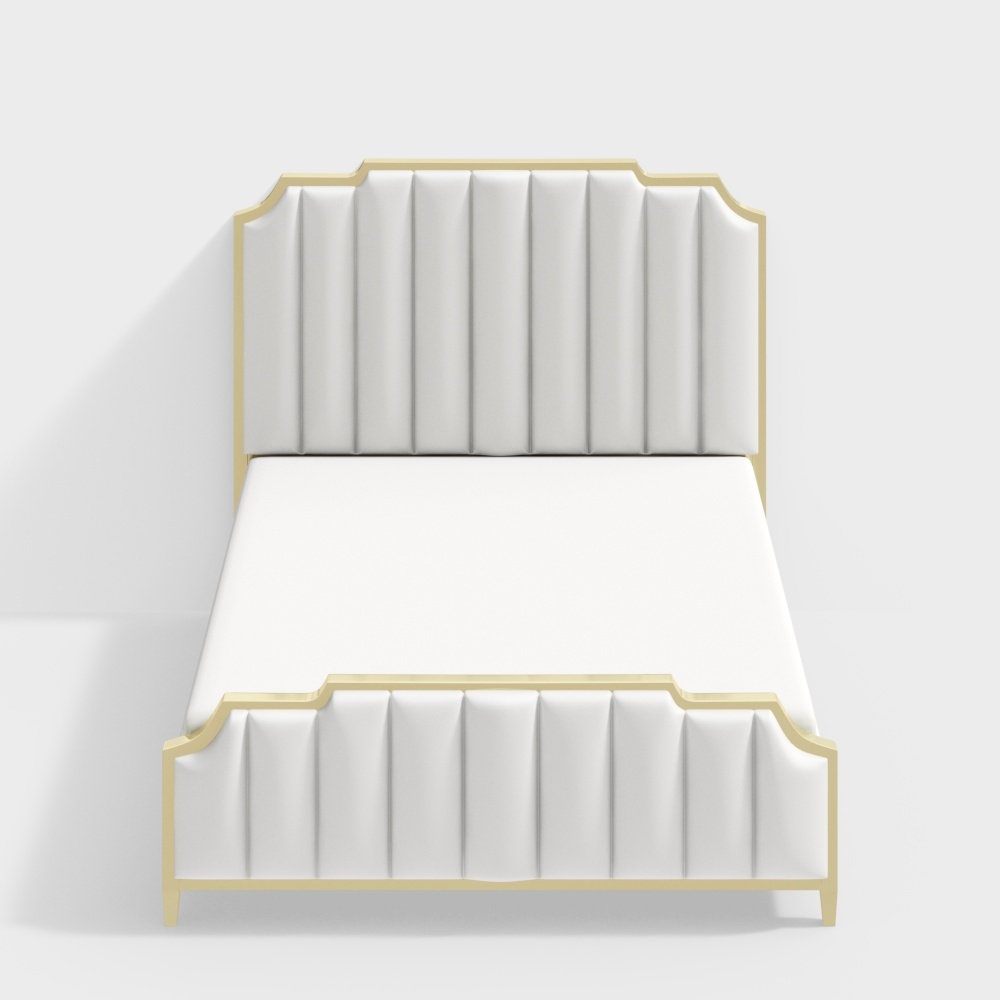 King size bed leather bed-BSGCMS-017-House of Light