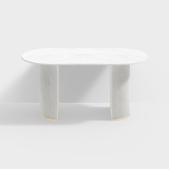 Elegant Round Table 3D model for Modern Interiors