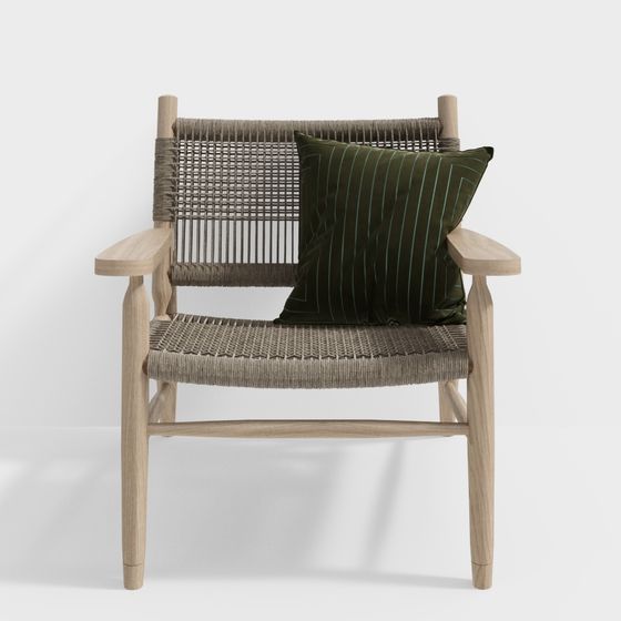 Elegant Nordic Style 3D Chair Model
