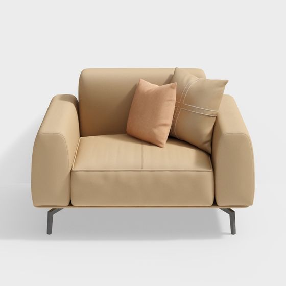 Sofá de cuero de una pieza-BSJS2145-Senkelo