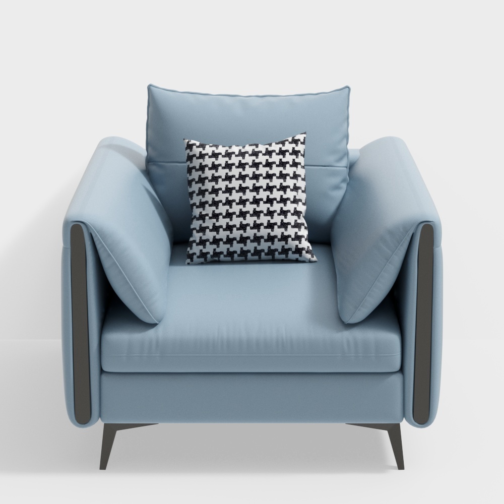 Sofa đơn bọc da kim loại - BSJS002 - Senkelo