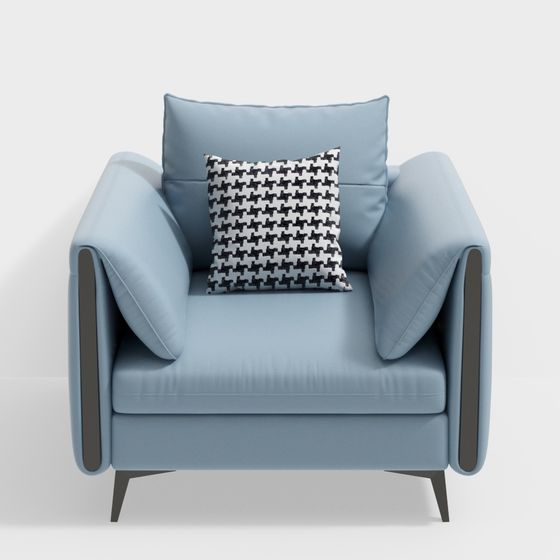 Sofa đơn bọc da kim loại - BSJS002 - Senkelo