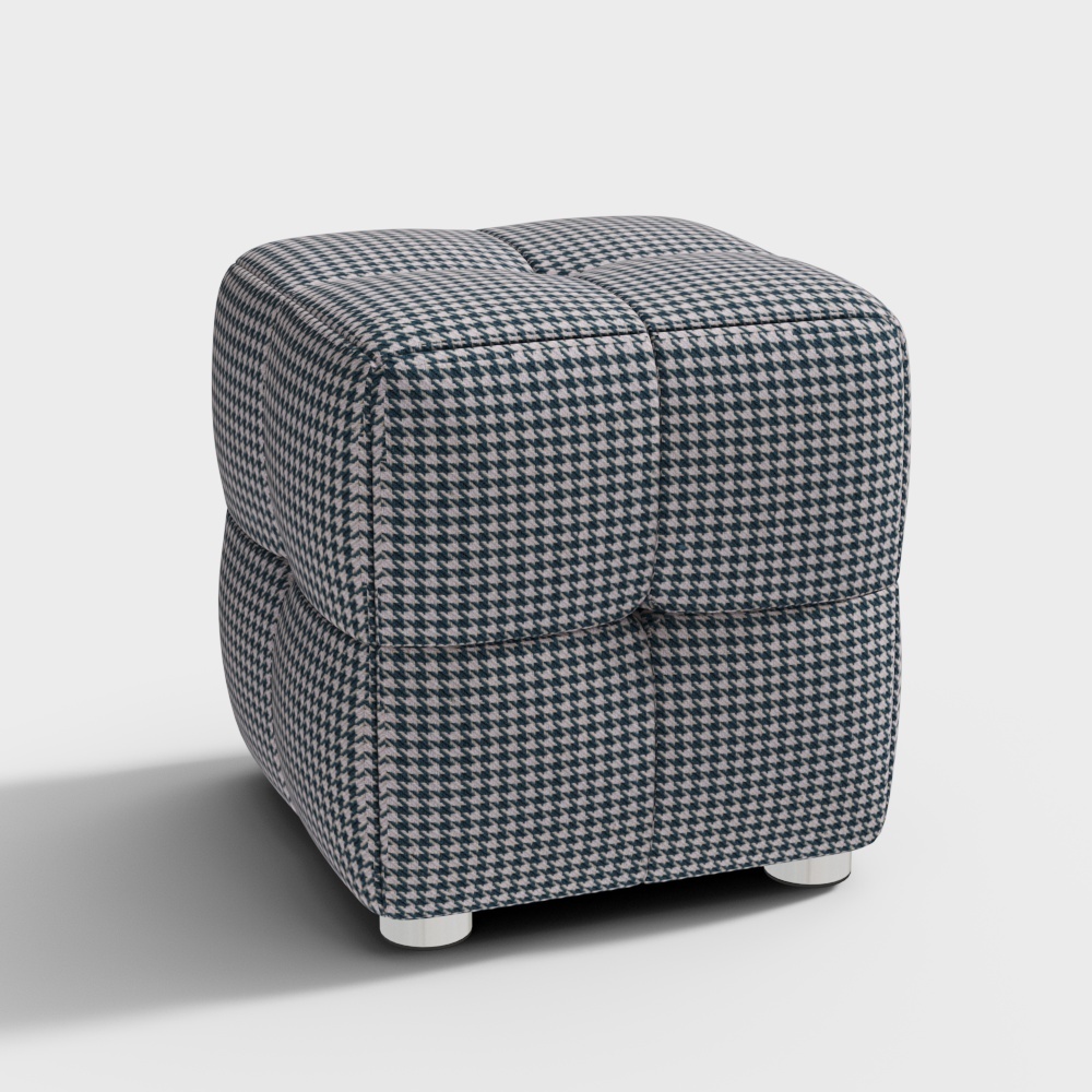 Moderner einfacher quadratischer Hocker Zuhause Einfache Hocker MC2106-1-P