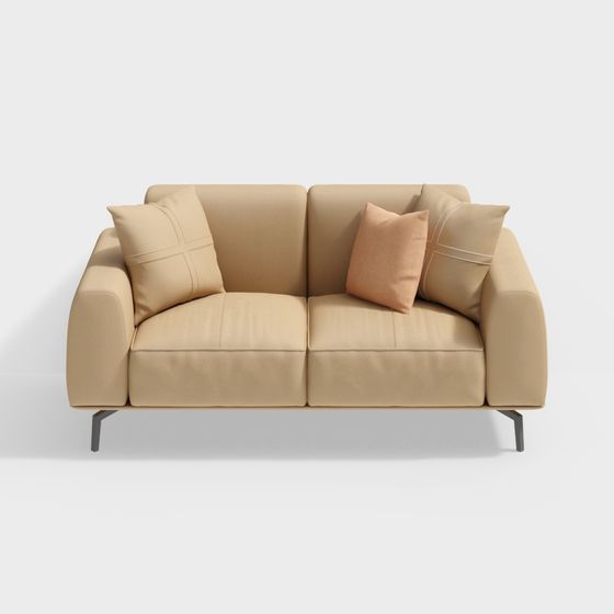 Sofá doble de cuero - BSJS2145-Senkelo