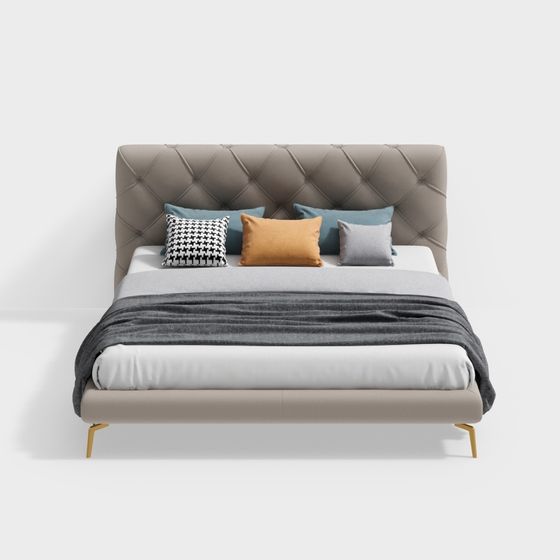 Urban Comfort 3D model Bed Design