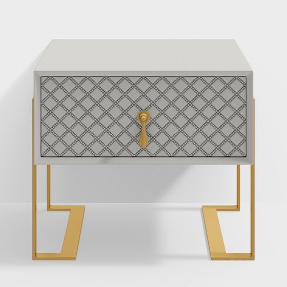 Elegant Nightstand 3D model