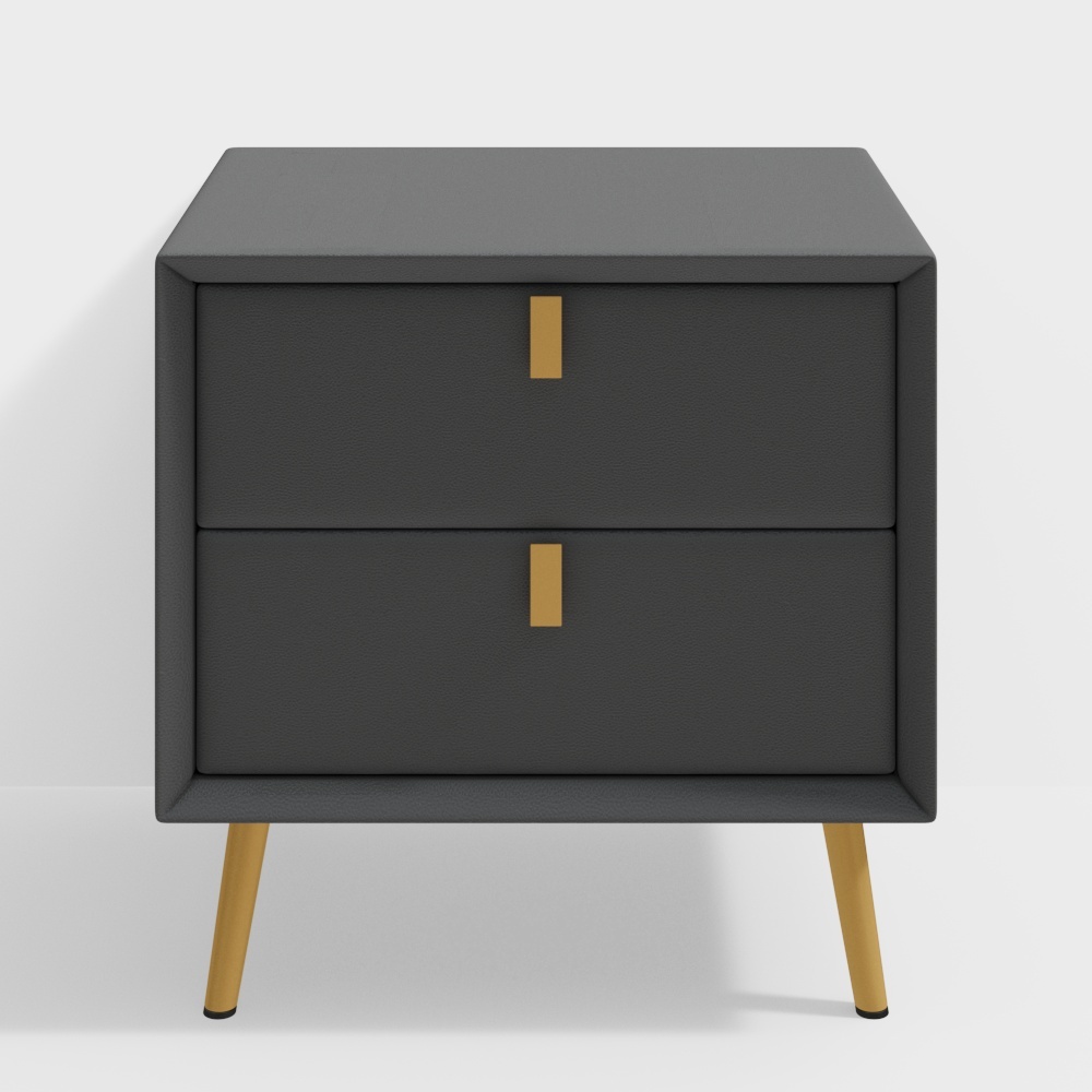 가죽 침대 옆 탁자 - BSVGCTG8C -Vivian