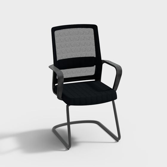 Modern Minimalist Low-Poly Chair 3D model