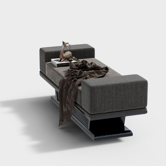 Low Poly Sofa 3D model for Contemporary Interiors