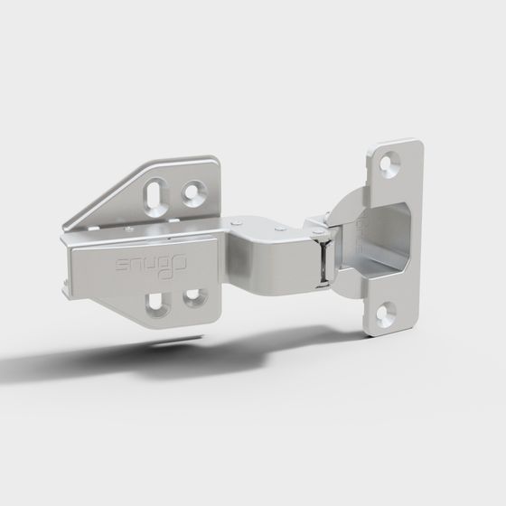 Stylish Industrial Hinges 3D model