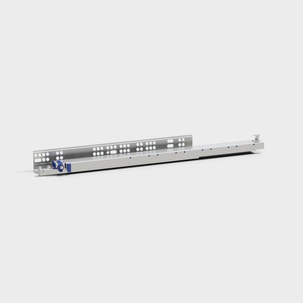 SF3HD-E550 three-section hidden buffer slide rail