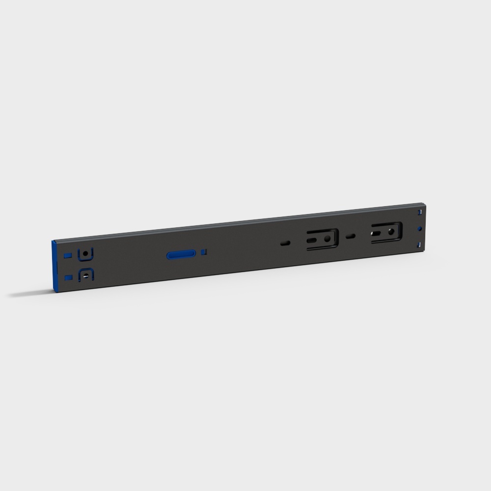 Low-Poly Industrial Control Panel 3D model