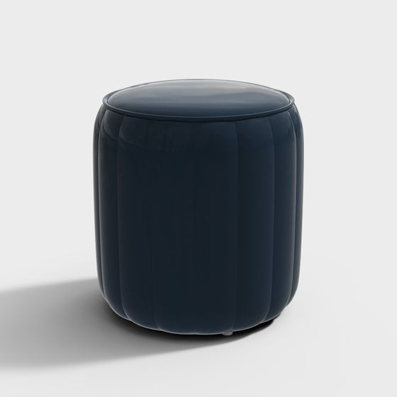 Sleek Cylindrical Stool 3D model