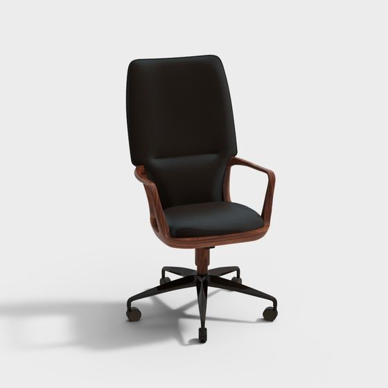 Elegant Modern Office Chair 3D model