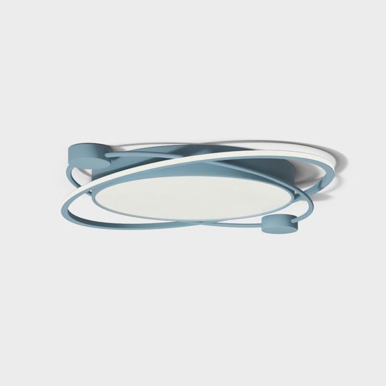 Twist Ceiling Light 3D model for Modern Spaces