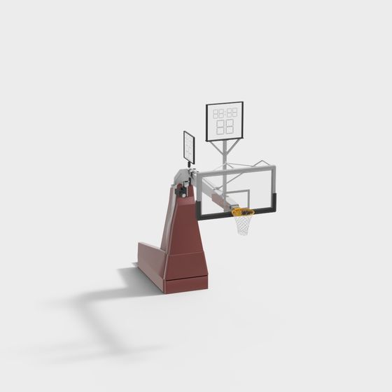 Street Basketball Court 3D model