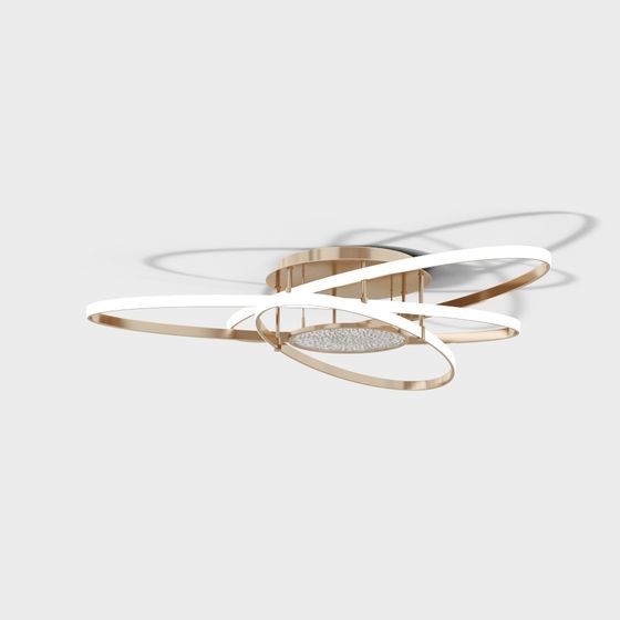 Twist Ceiling Light 3D model