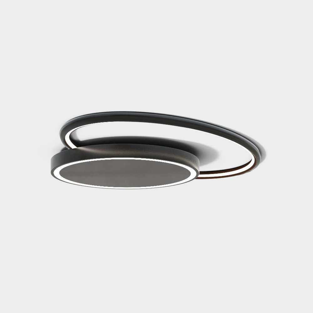 Modern ceiling lamp oval