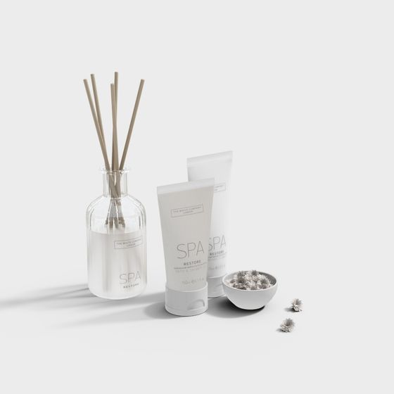 Spa Restore 3D Model for Designers and Developers