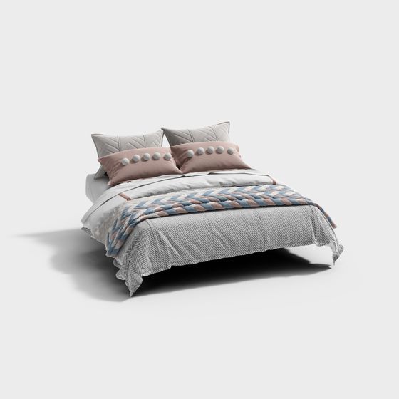 Literie moderne pour chambre d'une fille