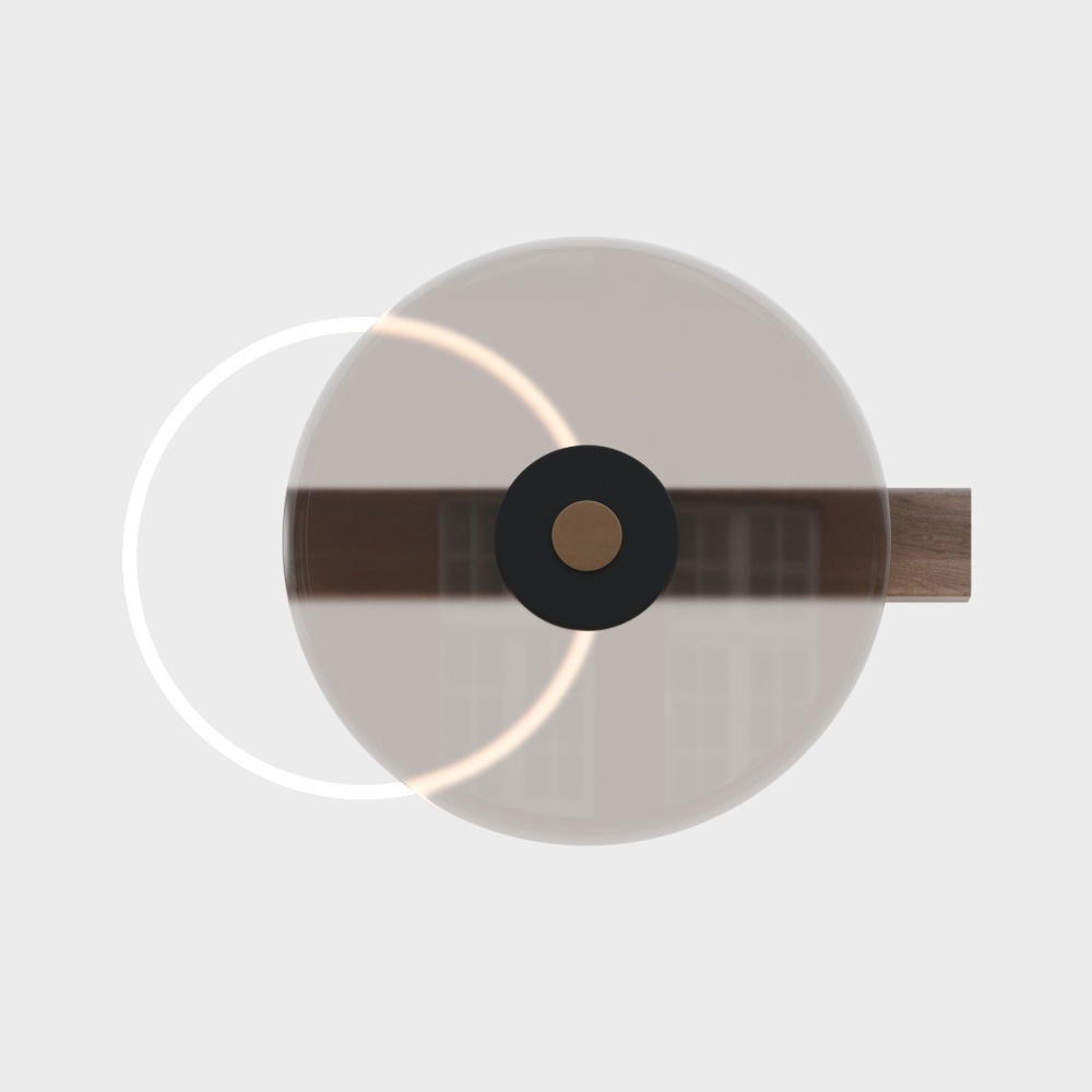 Moderne dekorative Lampe