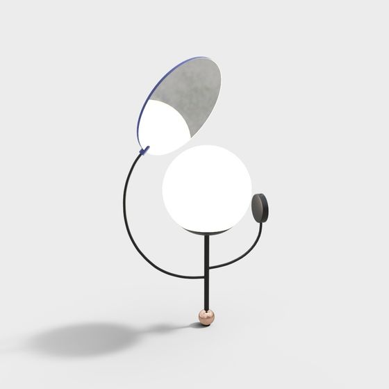 Balance of Light Artistic Installation 3D model