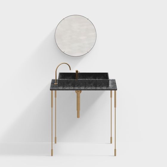 Urban Bathroom Vanity 3D model