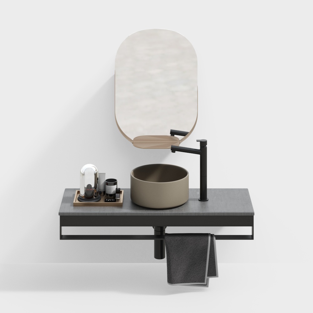 Combinaison miroir lavabo