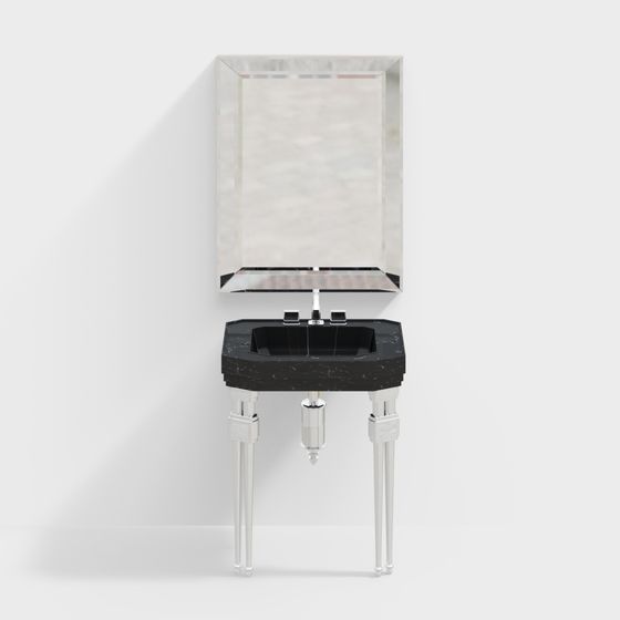 Urban Mirror Sink 3D model