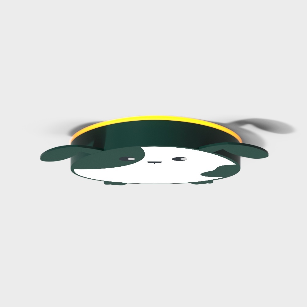 Modern children's ceiling lamp dog