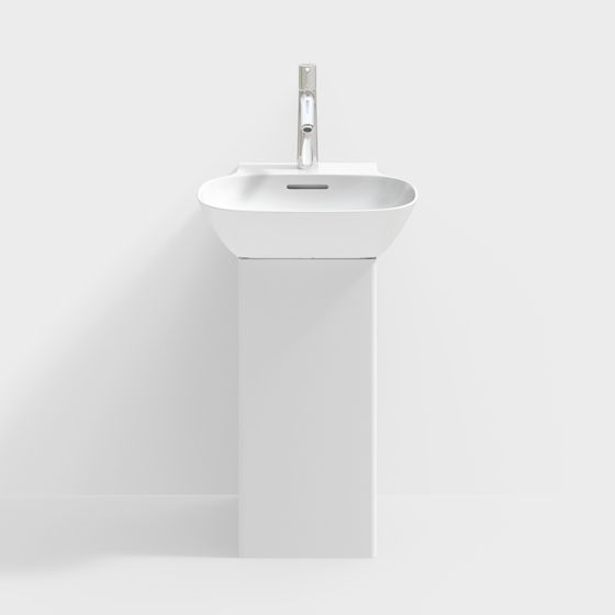 bồn rửa mặt trắng hiện đại