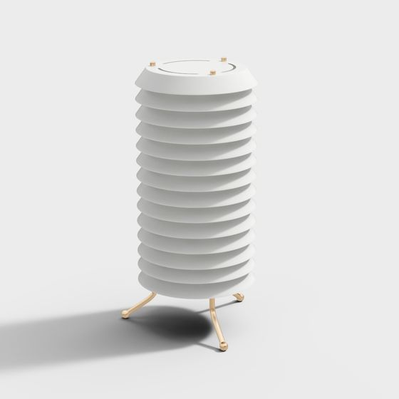 Elegant Spiral Tower 3D Model