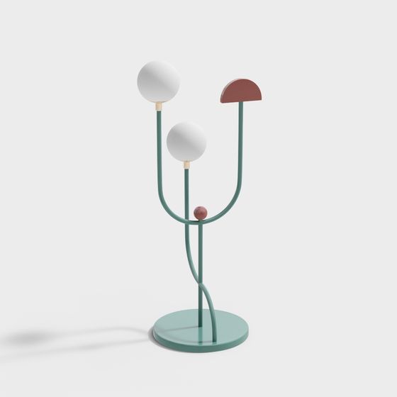 Abstract Art Lamp 3D Model