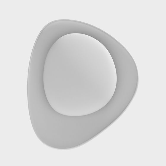 Floating Disc 3D model - Minimalist Aesthetic
