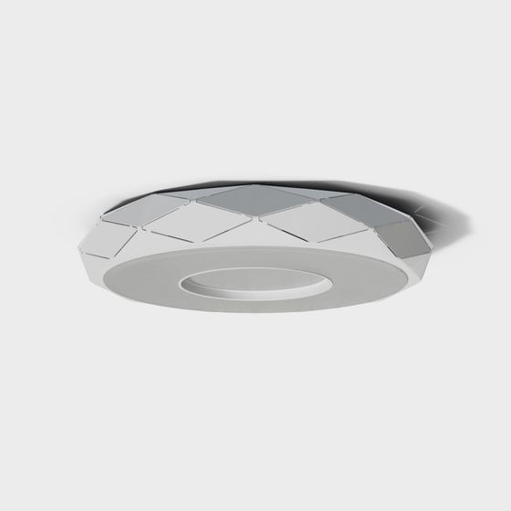 Futuristic Minimalist Ceiling Light 3D model