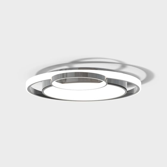 Elegant Ring Pendant Light 3D model