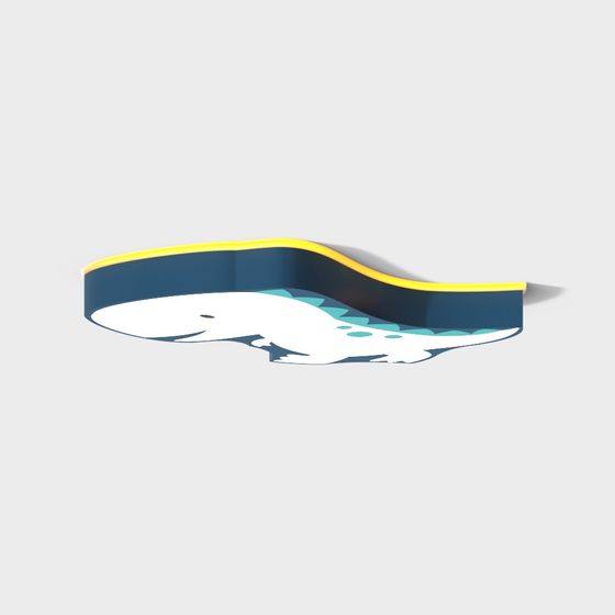 Charming Low Polygon Dolphin 3D Model for Creative Projects