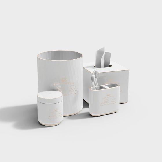 Boîte à mouchoirs pour accessoires de bain modernes nécessités quotidiennes