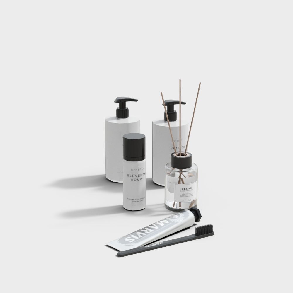 Sanitary ware toiletries