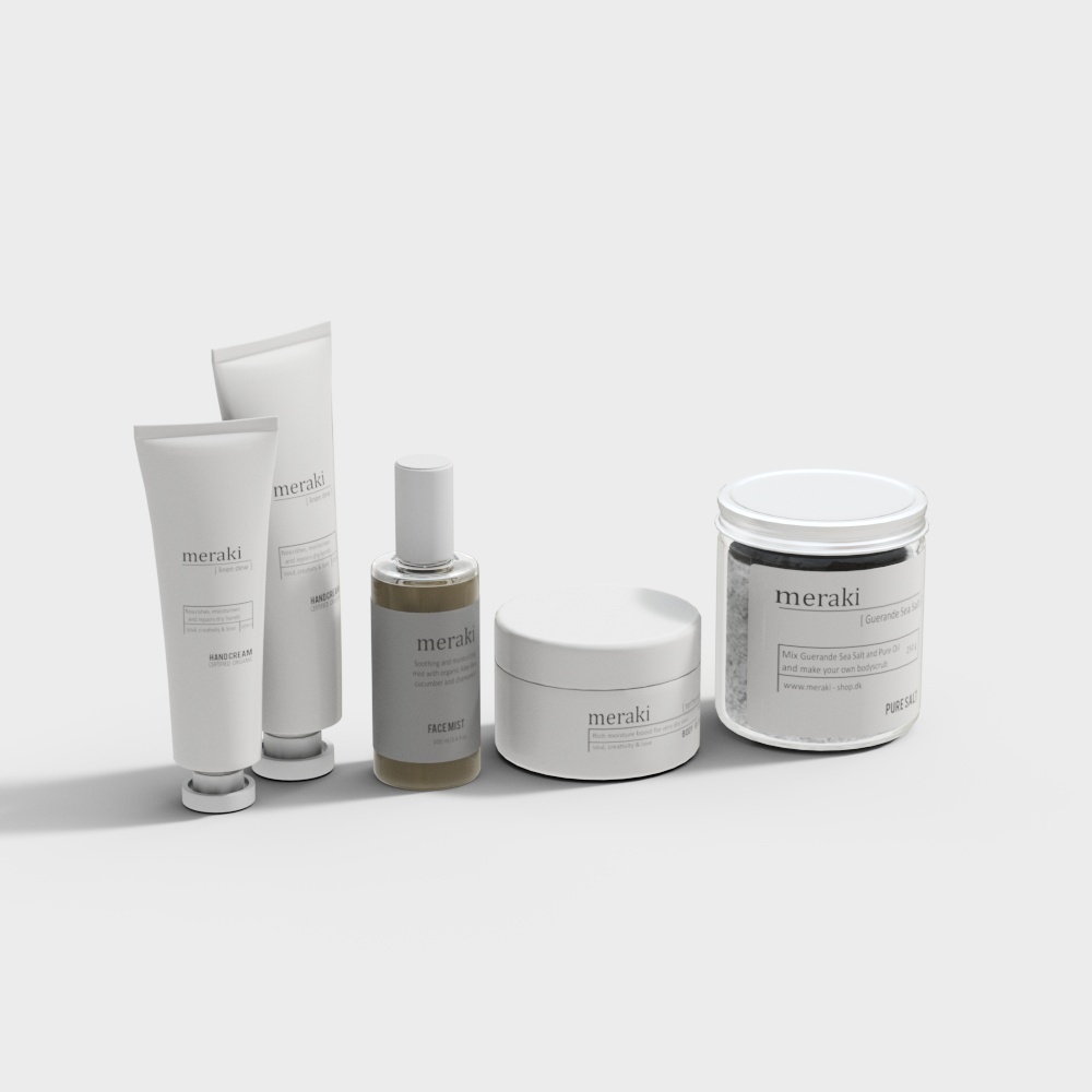 Modern toiletry bottle