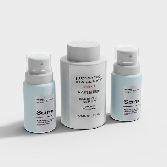 Beauty Essentials 3D model for Designers