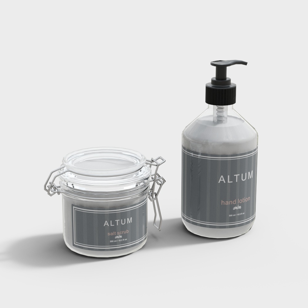 Bouteille décorative de détergent moderne