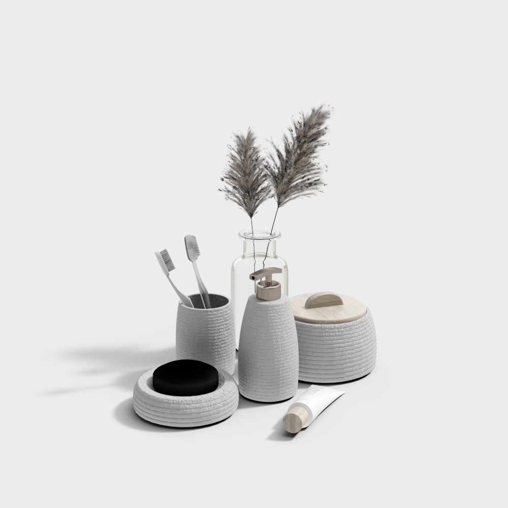 Modern toiletries toothbrush