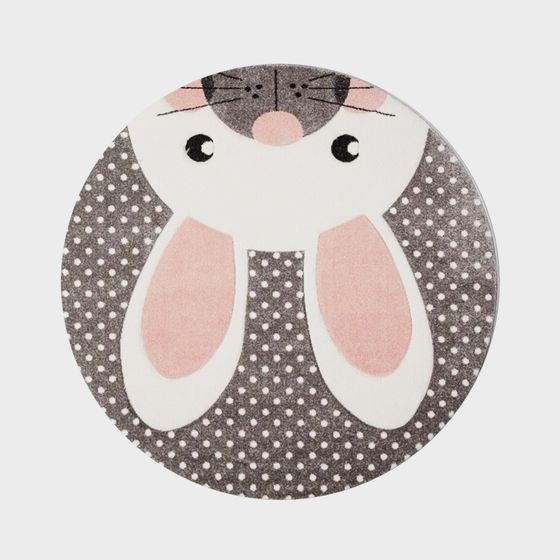Adorable Rounded Cat Carpet 3D model for Creative Spaces