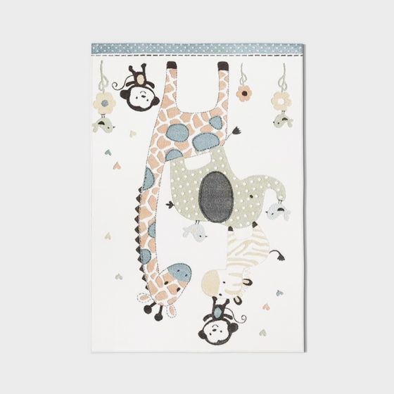 모던 아동 카펫 동물