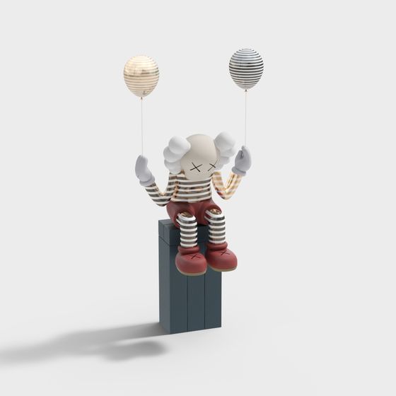 Floating Doll 3D model - A Playful Creations