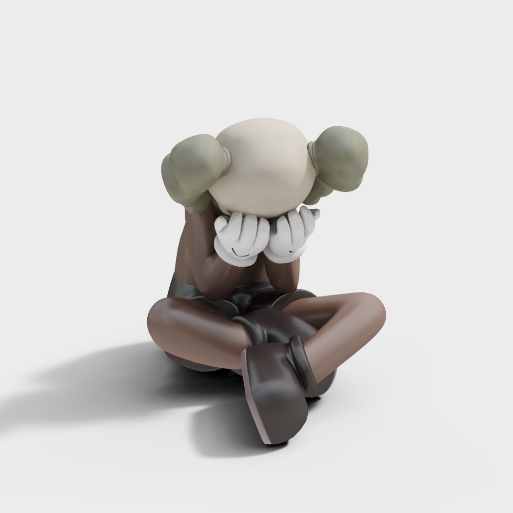 kaws modern doll ornaments
