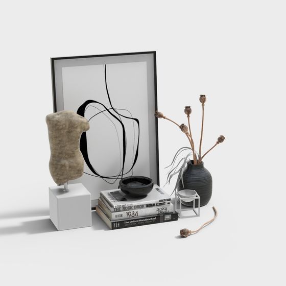 Unique Low-Polygon Art 3D model