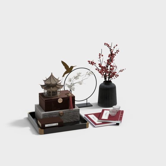 Eastern Elegance 3D model for Modern Design