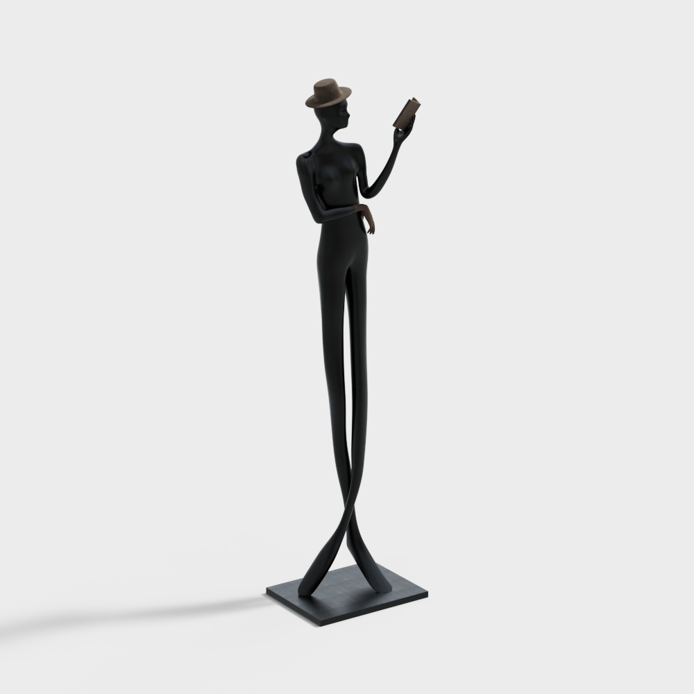 Modern abstract figure art sculpture ornaments